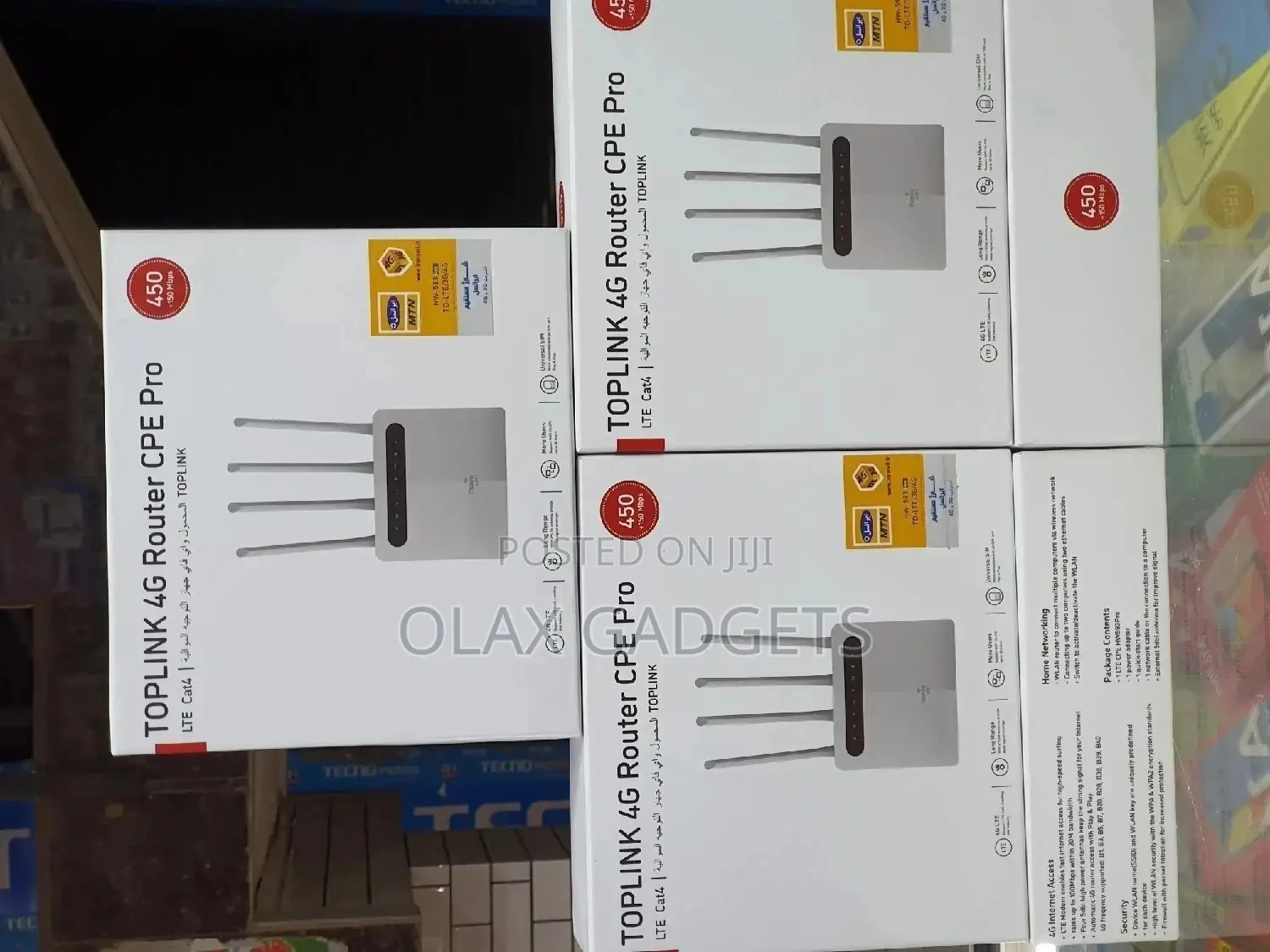 Top-Link 450mbps 4g+ Unlocked Router 450mbps - All Networks
