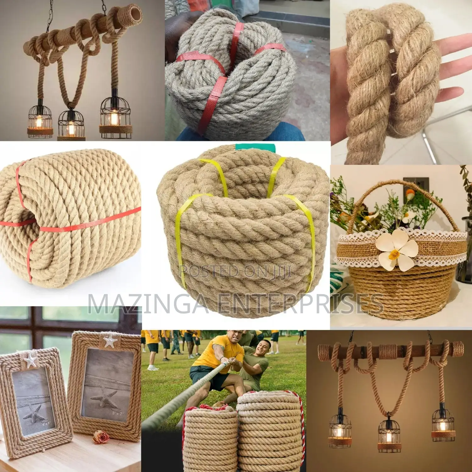 Thick High Quality Jute Rope(12mm By 50mtrs)
