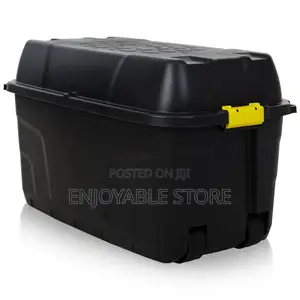Plastic Storage Box Black Color