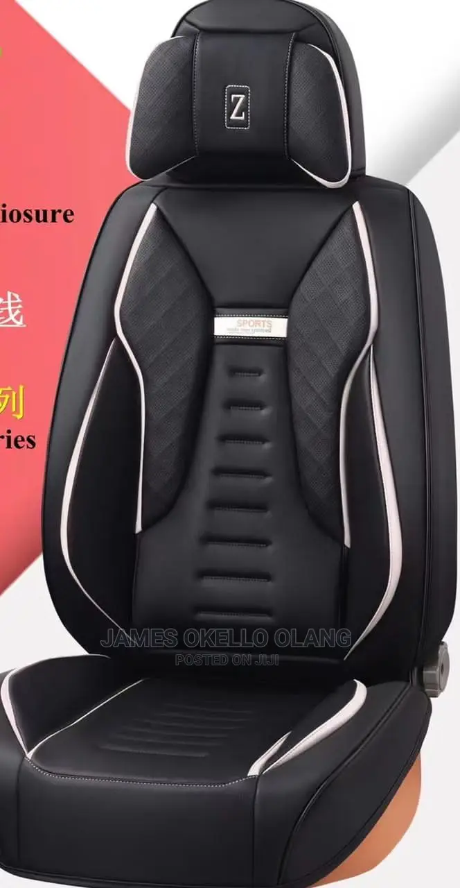 Plain BLACK Hawk Car Seat Covers for 5 Seater Cars