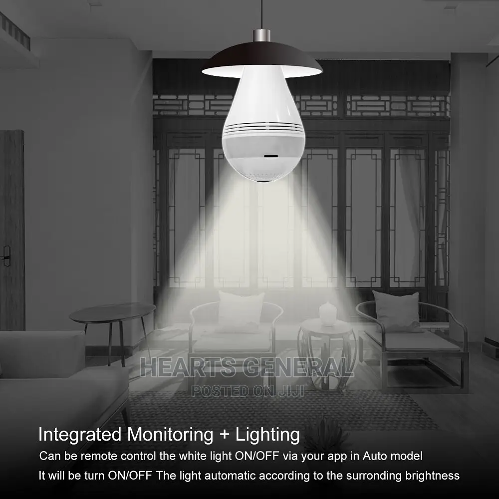 3MP Bulb Spy Camera