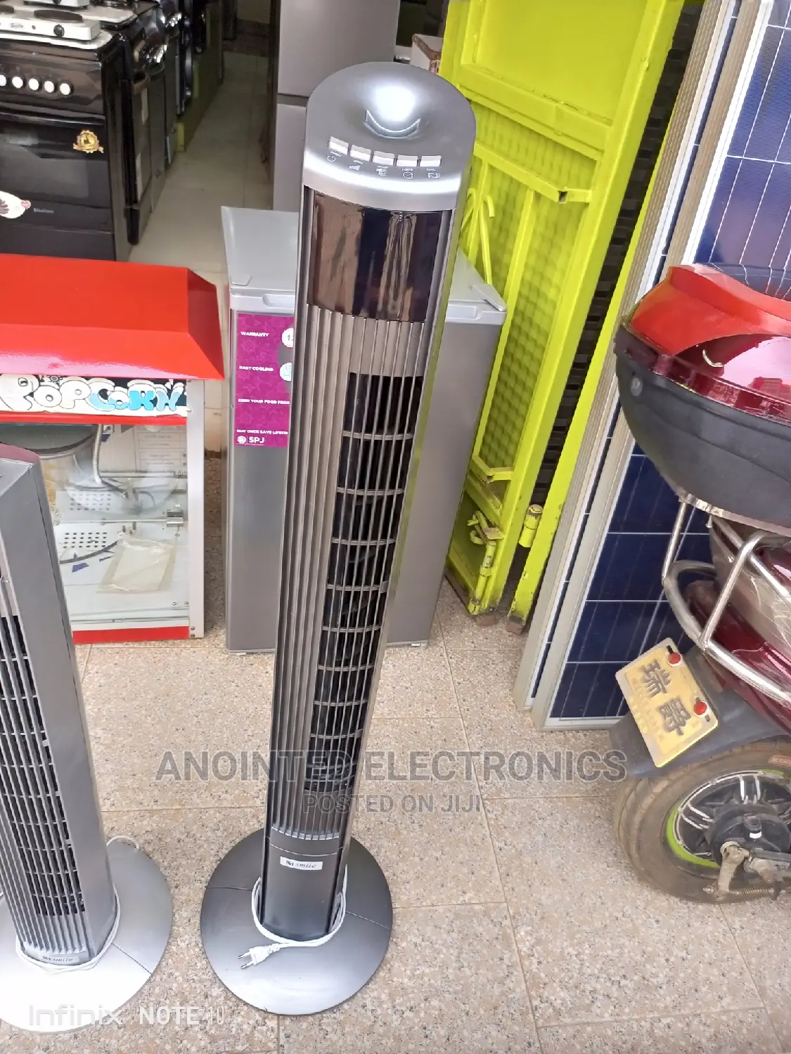 Tower Fan With a Remote