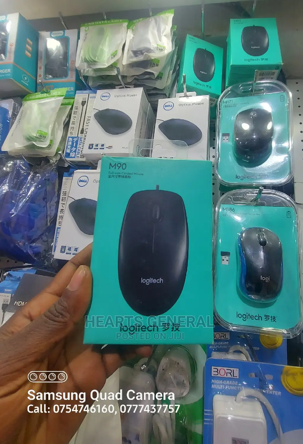 Original Logitech Wired Mouse M90