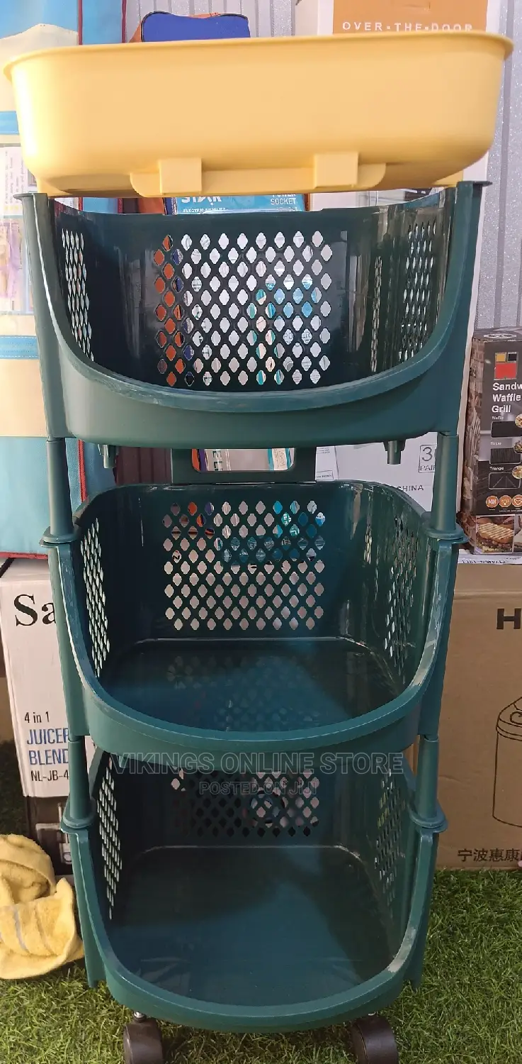 3 Tier Plastic Movable Dishrack