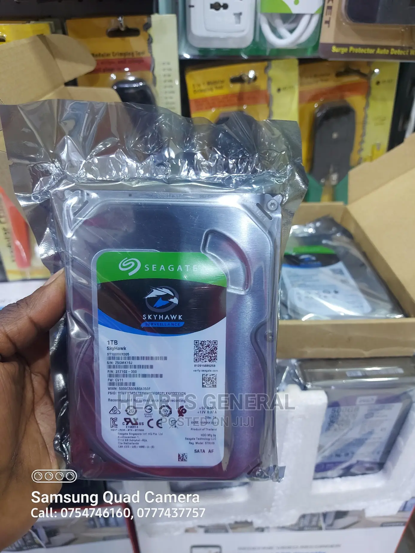 1TB Surveillance Hard Drive (Seagate Brand)