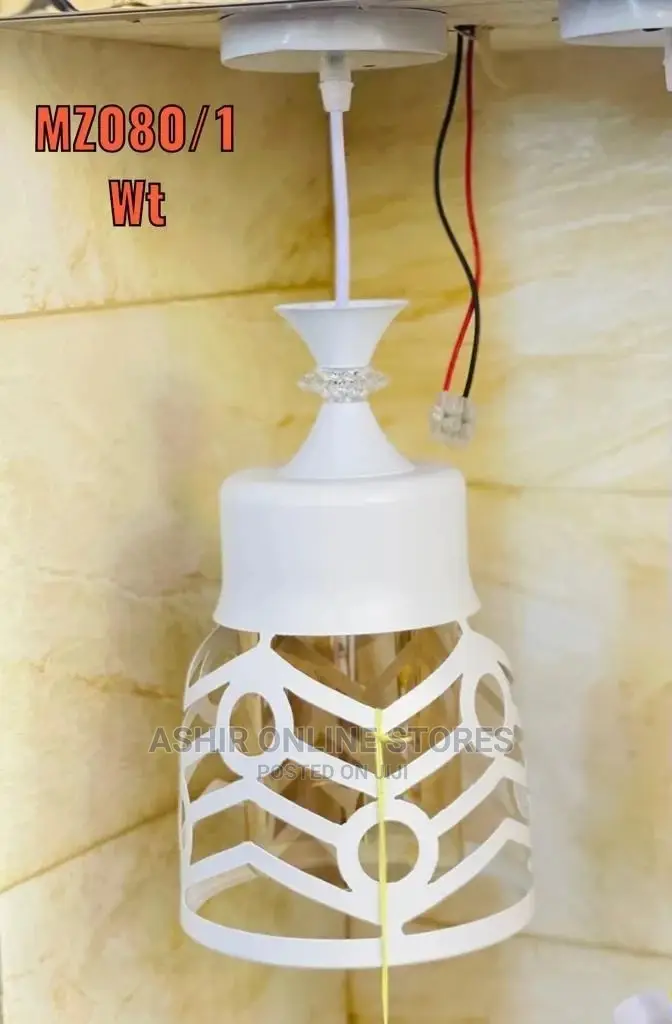 White Pendant Lamp Holder