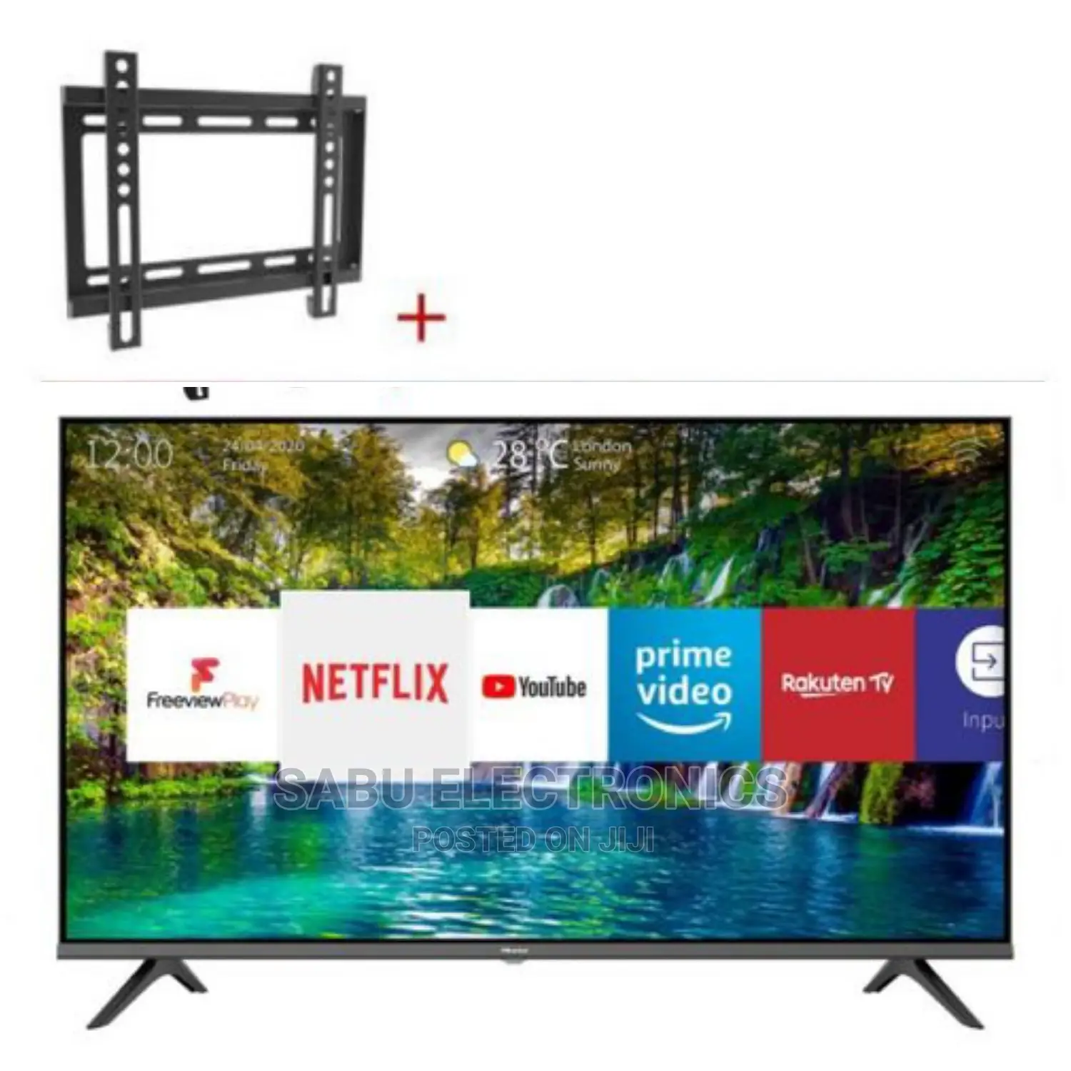 Hisense 40"Smart Tv+ Free Mount +Tv Guard