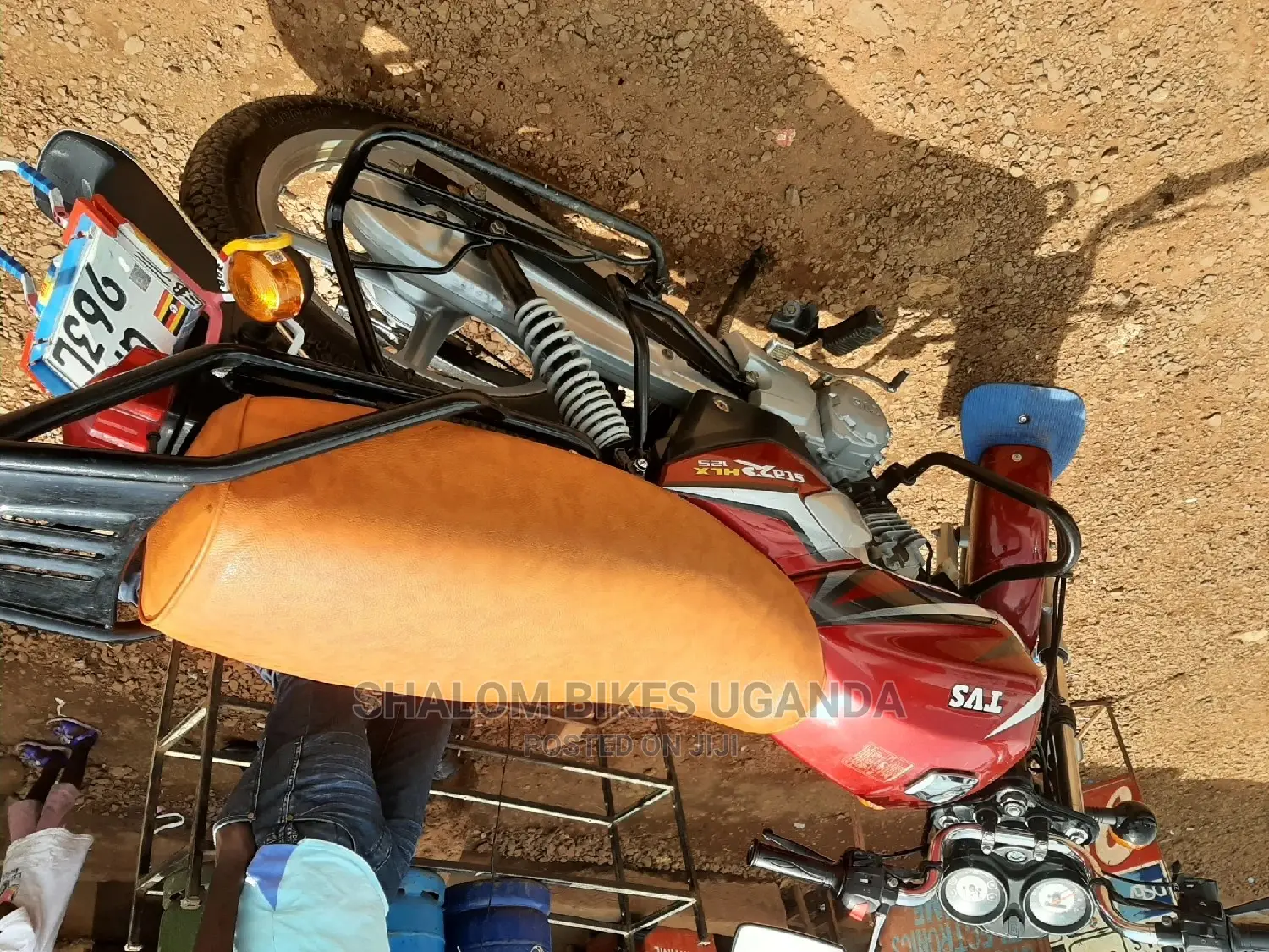 TVS HLX 125 2022 Orange