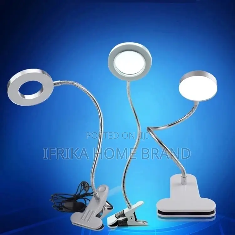 5W USB Plug Clamp Desk Reading Lamp Dimmable Flexible