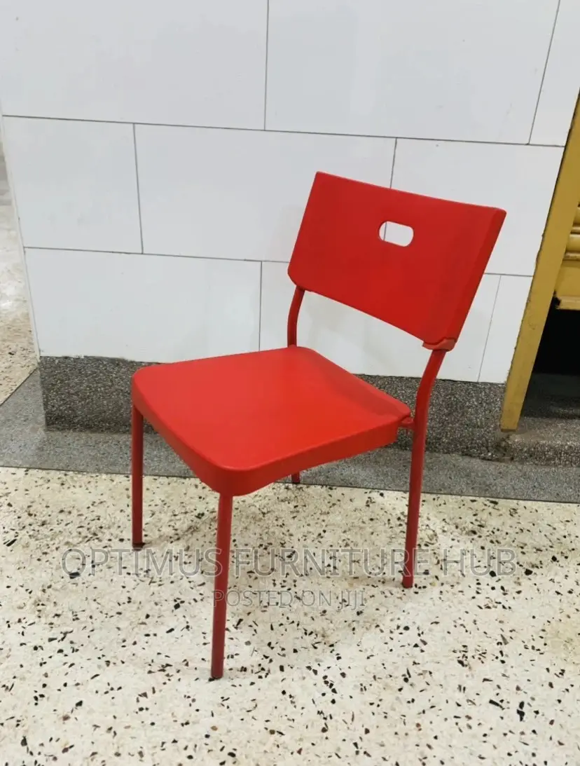 Metallic Red Chair