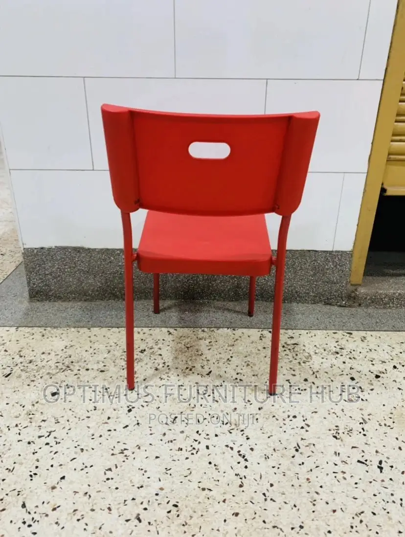 Metallic Red Chair