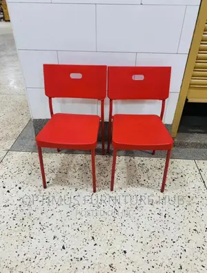 Metallic Red Chair