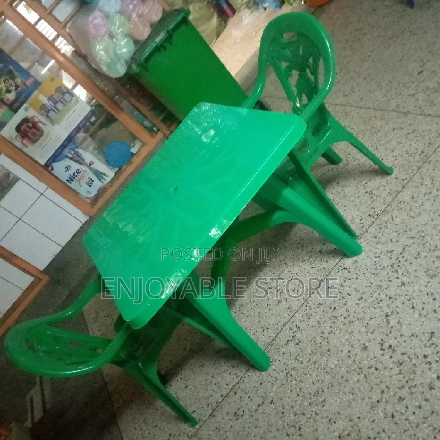 Plastic Chairs Table Set