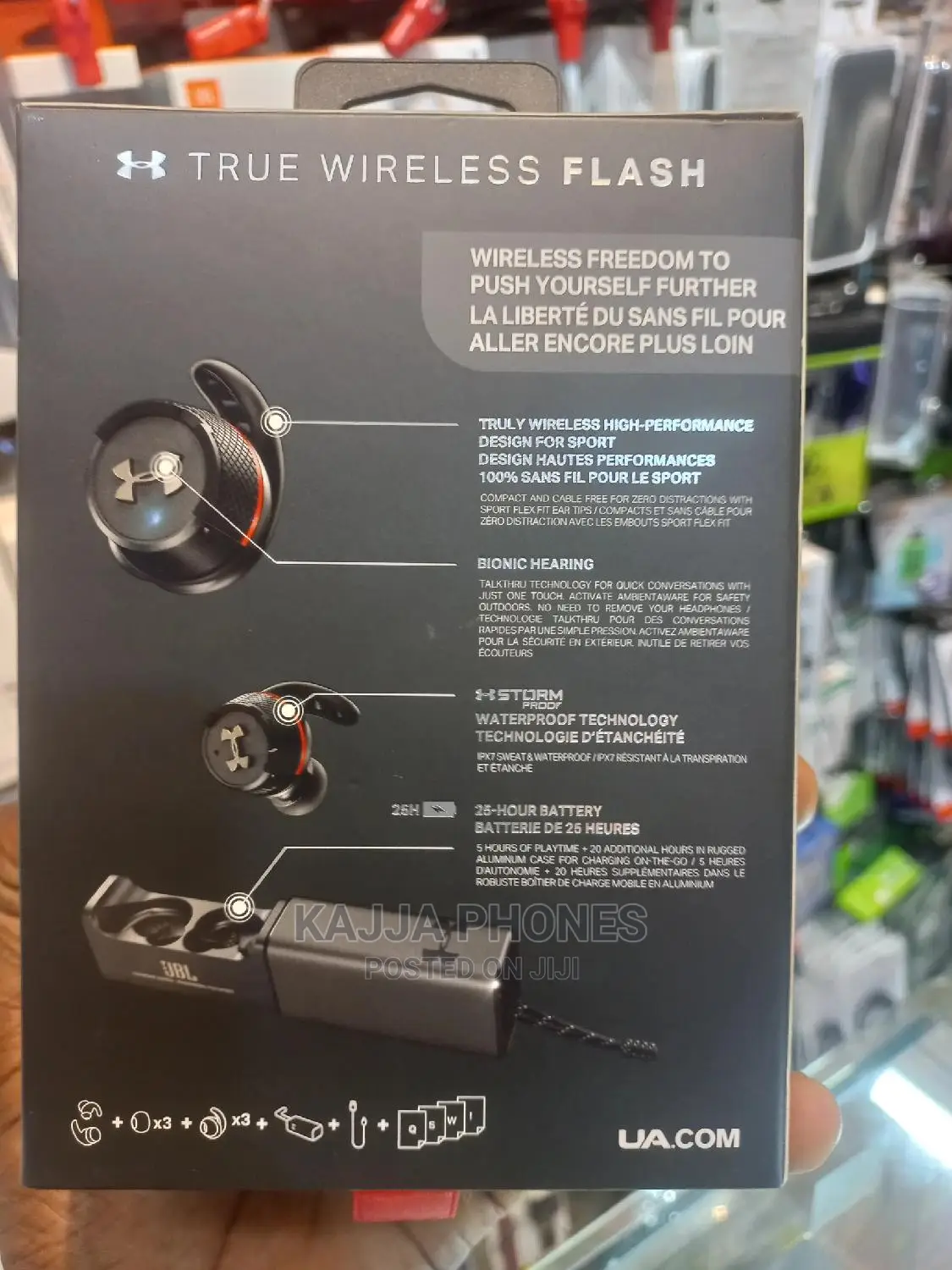 JBL Under Armour True Wireless Flash Headphones