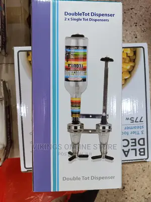 Double Tot Butler 2 Times Single Tot Dispenser.