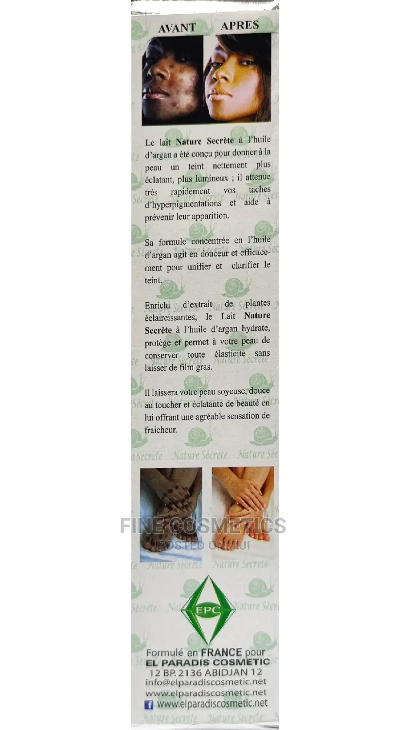 Original Nature Secret Lotion With Pure Argan Oil 350ml