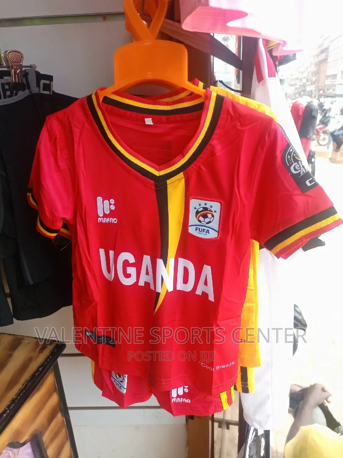 Uganda Crane Original Material Jersey for Kids