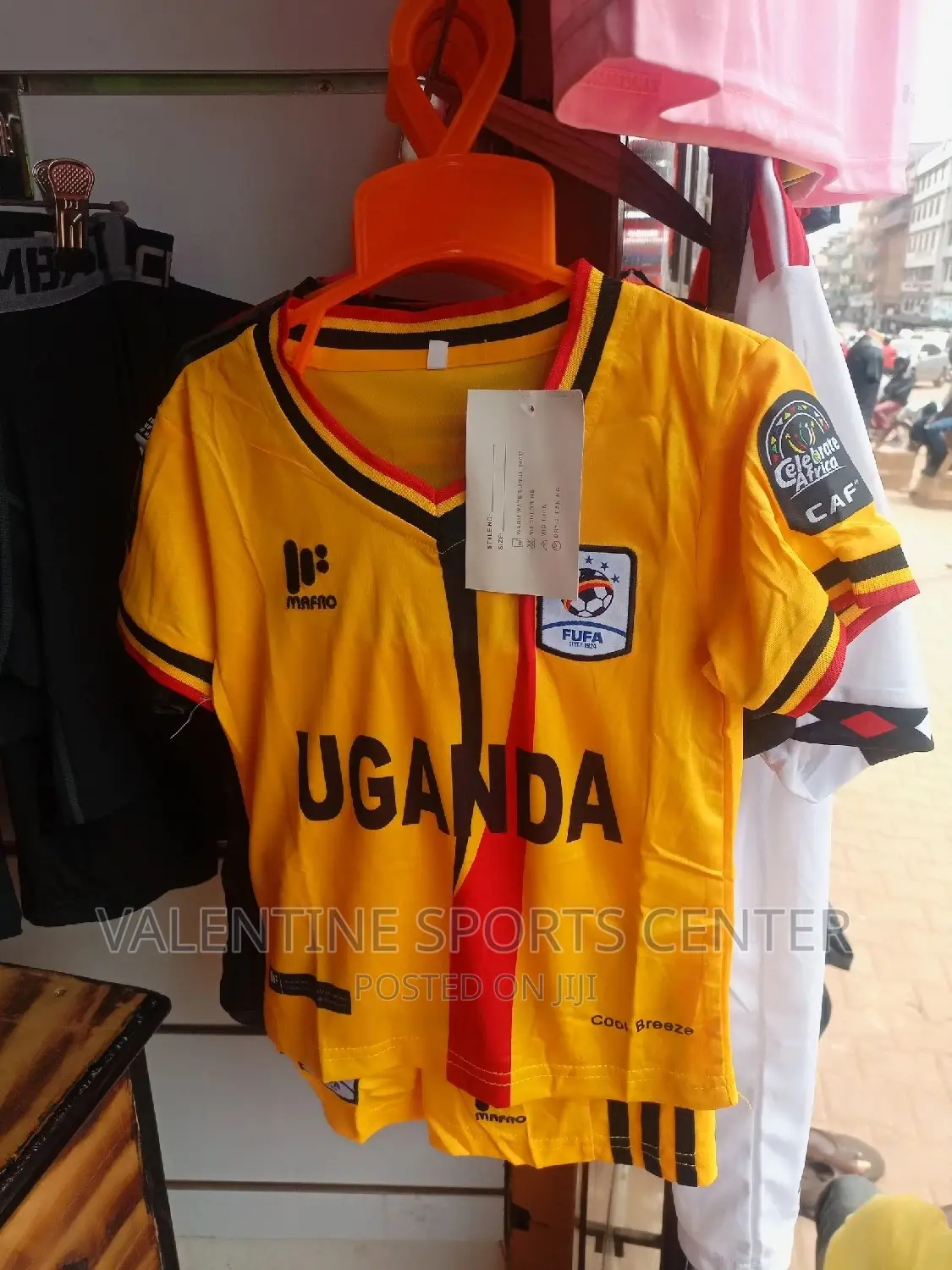 Uganda Crane Original Material Jersey for Kids