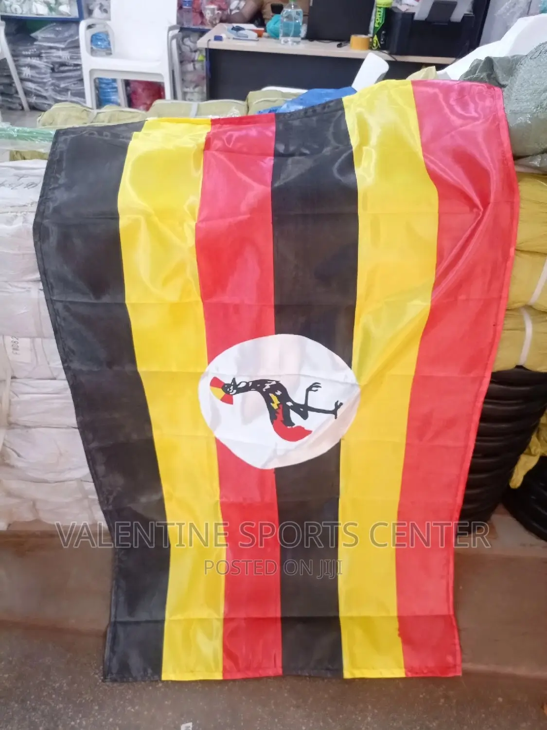 Uganda Flag Original Material