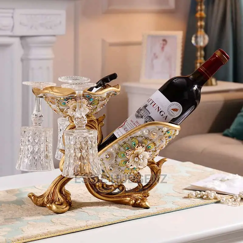 Wine Glass Rack And Bottle Holder