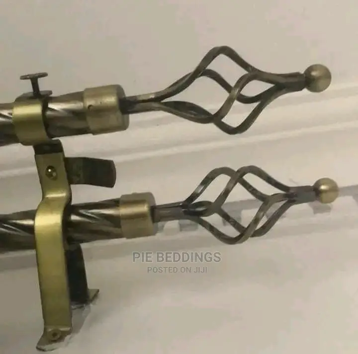 Metallic Curtain Rods
