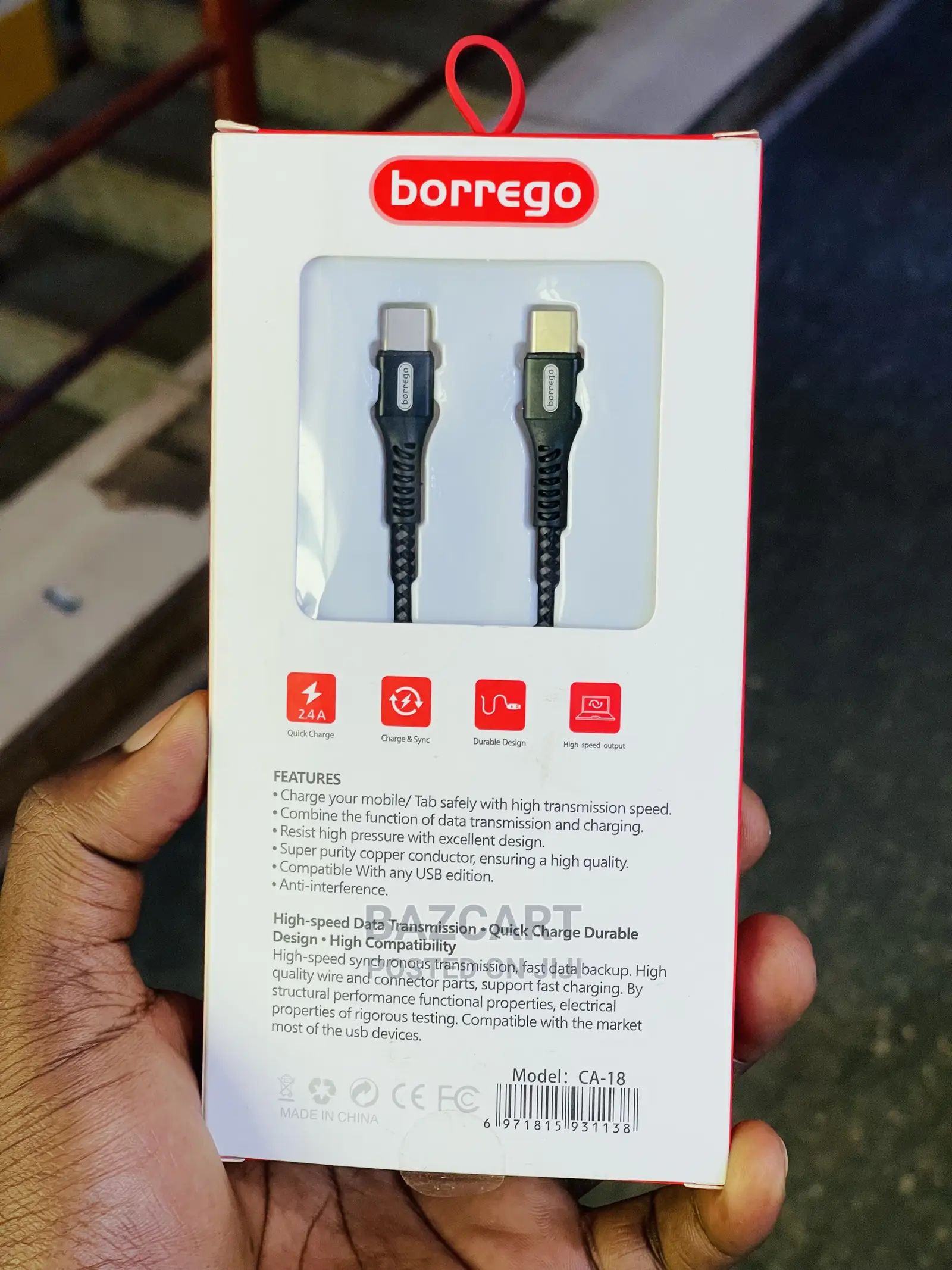 Type C to Type C Cable