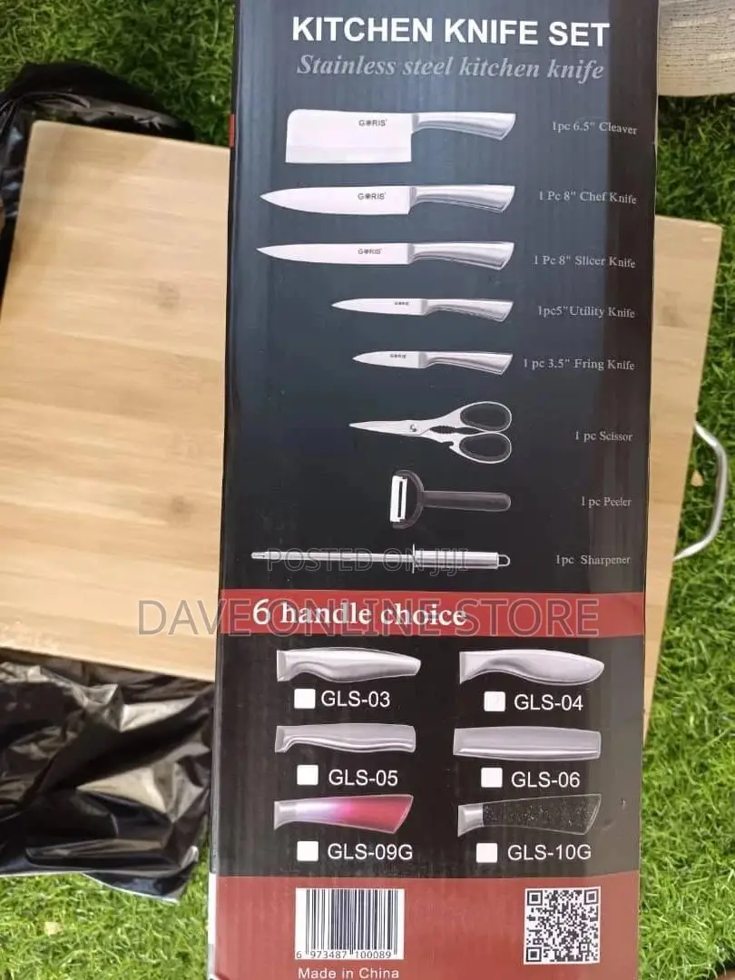 9 Pieces Kitchen Knife Set.