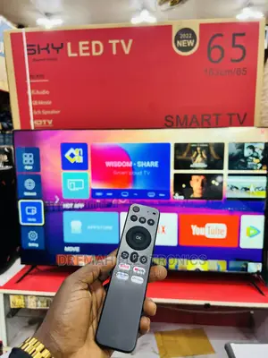 Photo - 65 Inches Smart UHD, Bluetooth Frameless Android TV