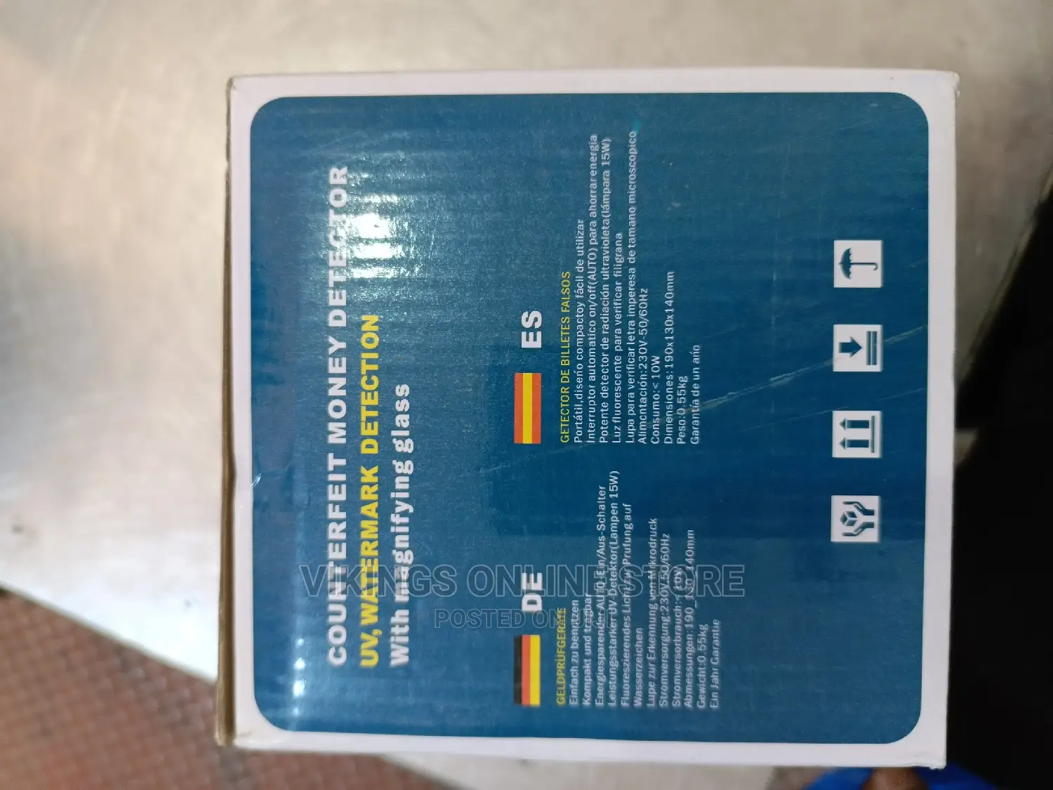 Counterfeit Currency Detector With Magnifying Glass