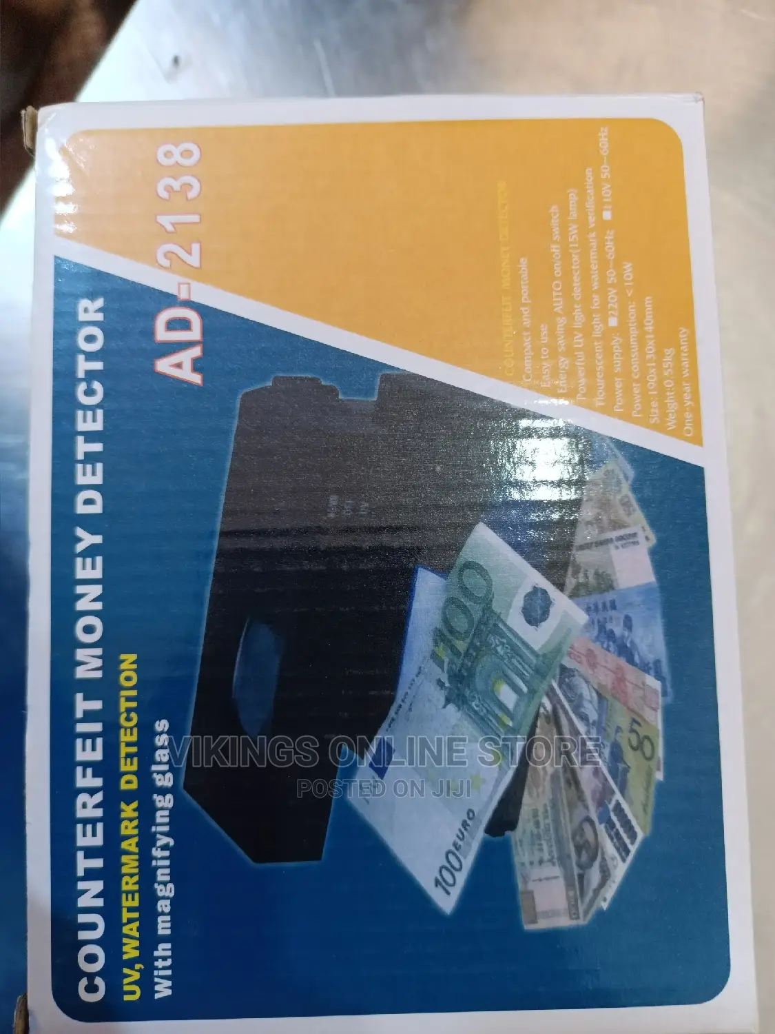 Counterfeit Currency Detector With Magnifying Glass