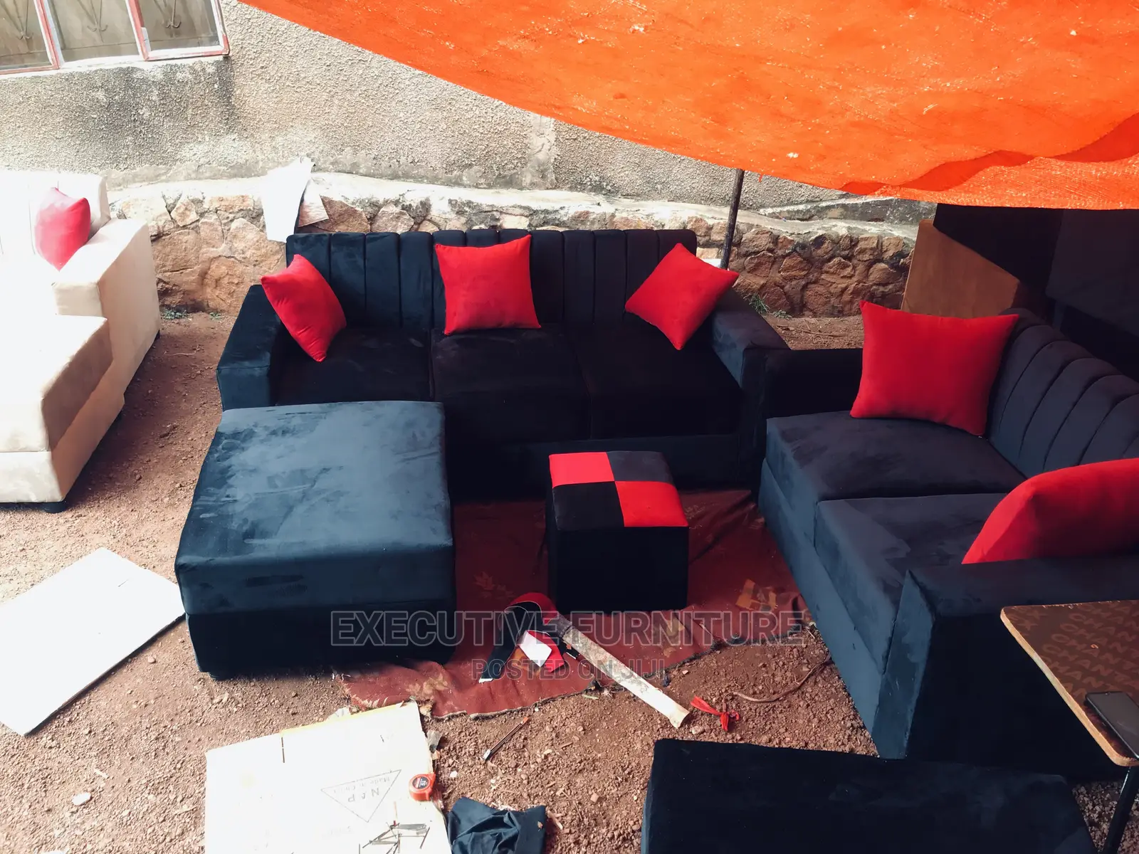 6 Seater L Sofa