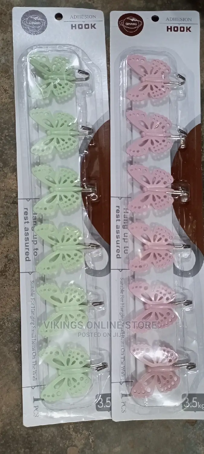 Very Strong Butterfly Adhesive Hook .