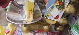 Photo - Manual Mechanical Weighing Scale With Its Weighing Stones