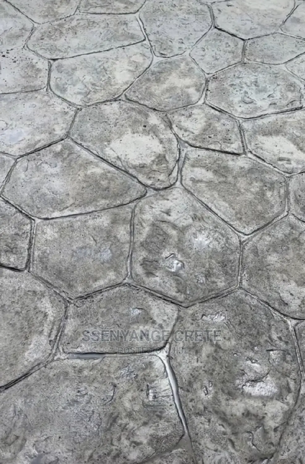 Stamped Concrete With Epoxy Finish