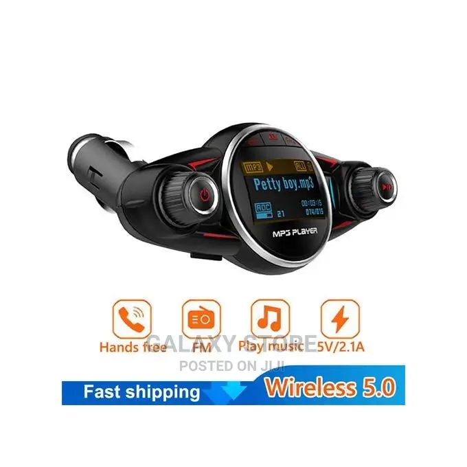 Smart Car Bluetooth Charger-"FM"Mp3" Player-Hands-Free Call
