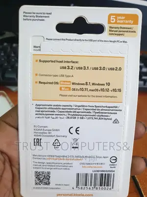 32gb Flash KIOXIA (Toshiba) 3.0