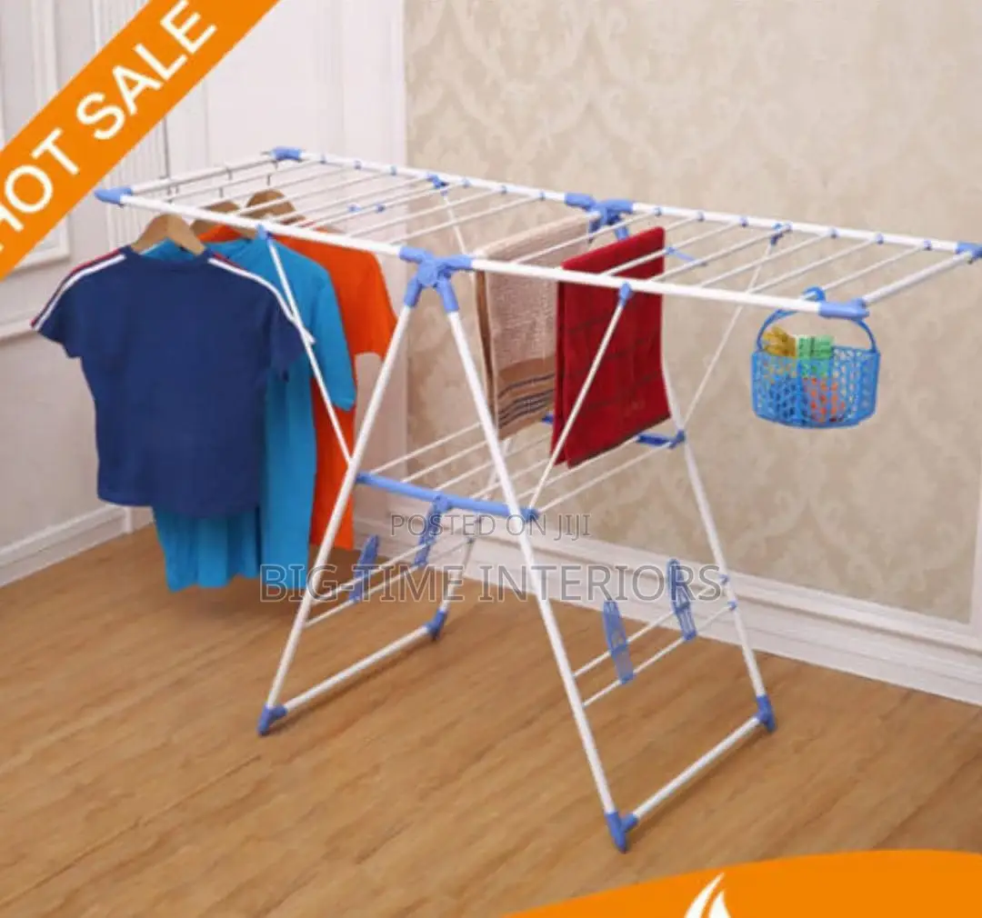Foldable Plastic Clothes Drying Rack