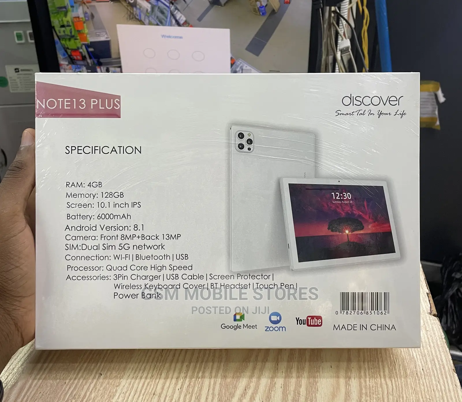 New Discover Note 13 Plus 128 GB Silver