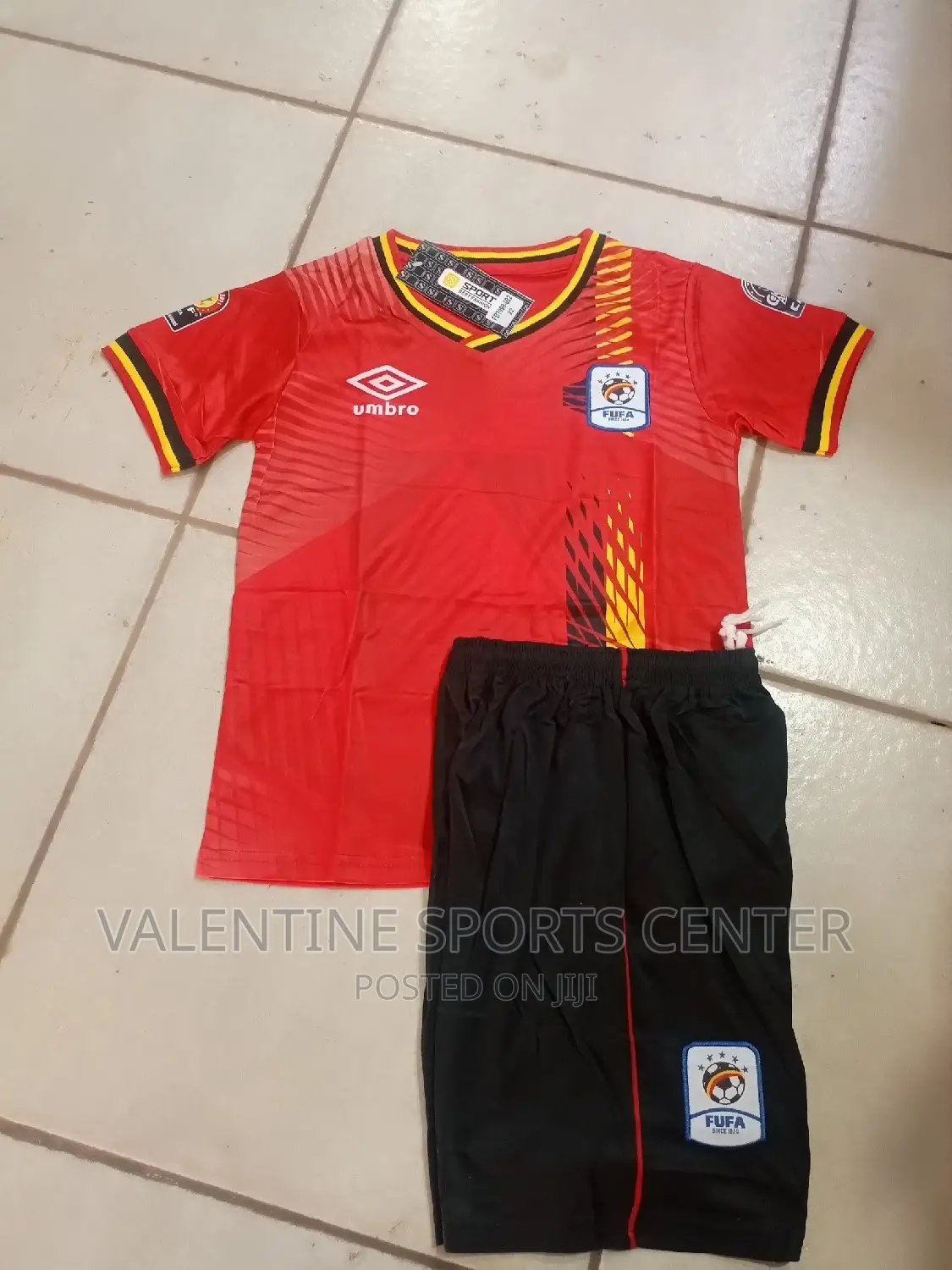 Uganda Crane Original Material Jersey for Kids