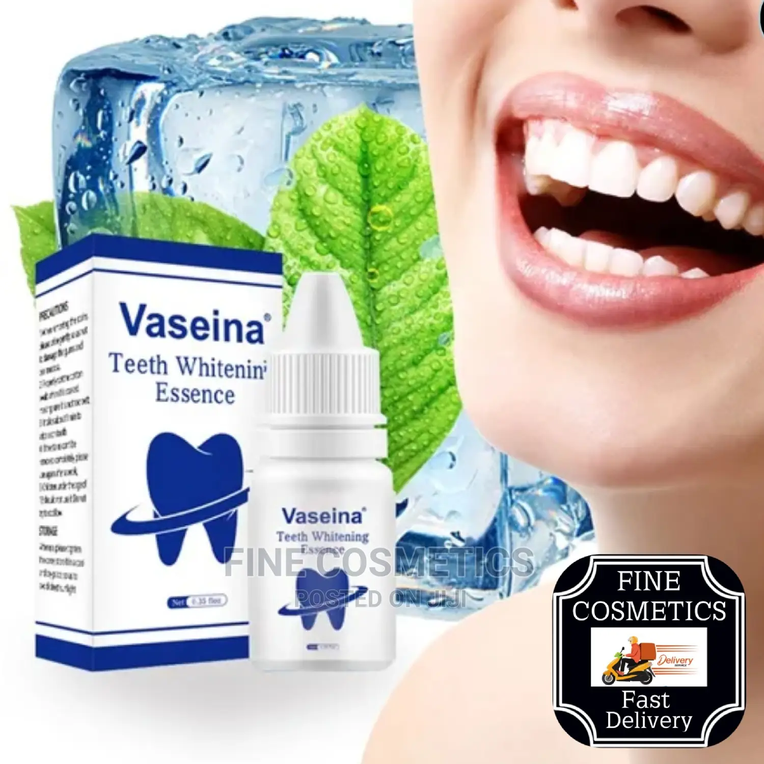 Vaseina Teeth Whitening Essence + Swabs Remove Plaque Stain