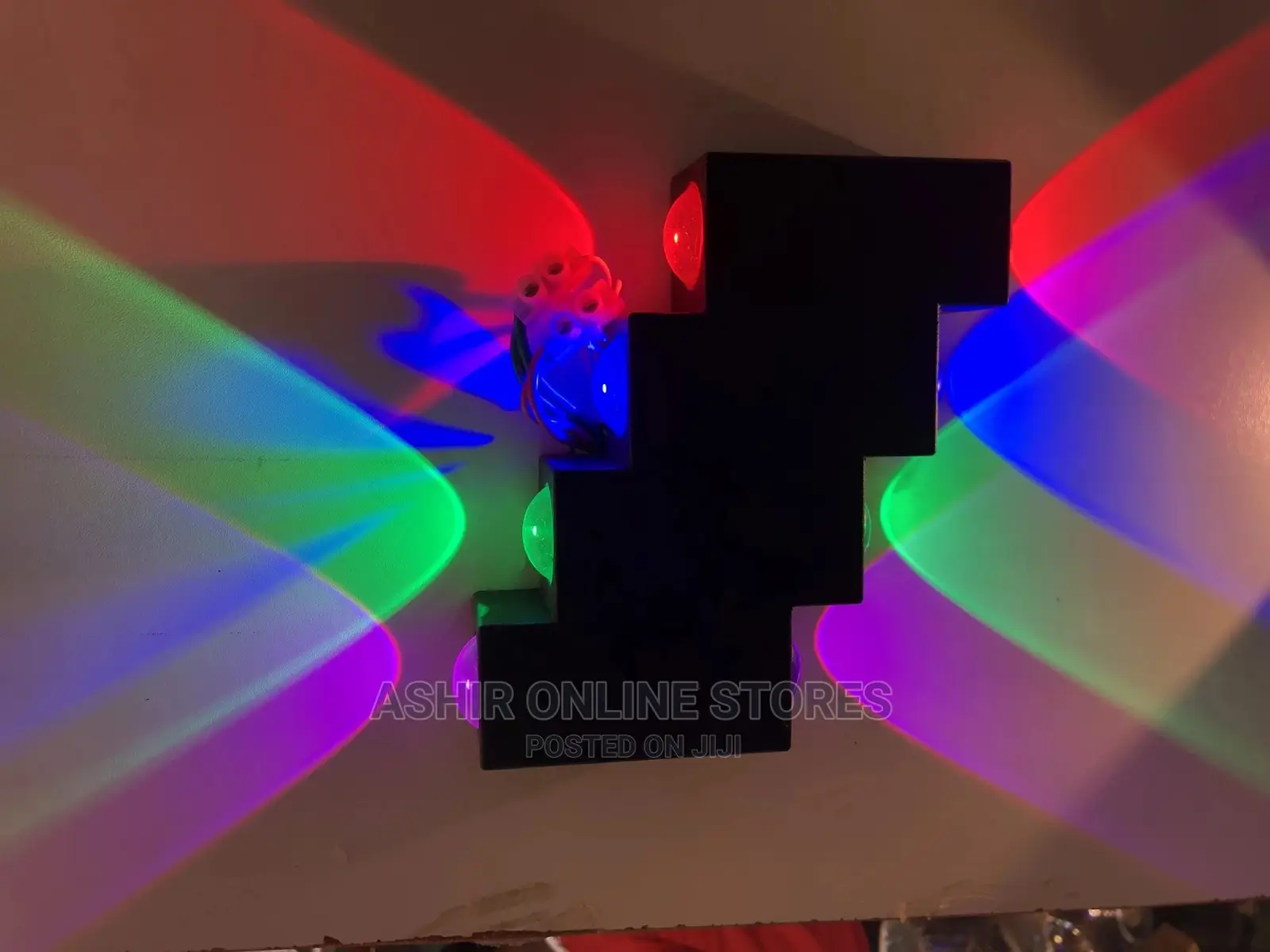 Multicolored Reflector Wall Light