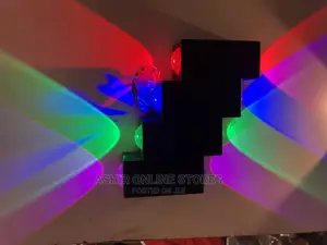 Multicolored Reflector Wall Light