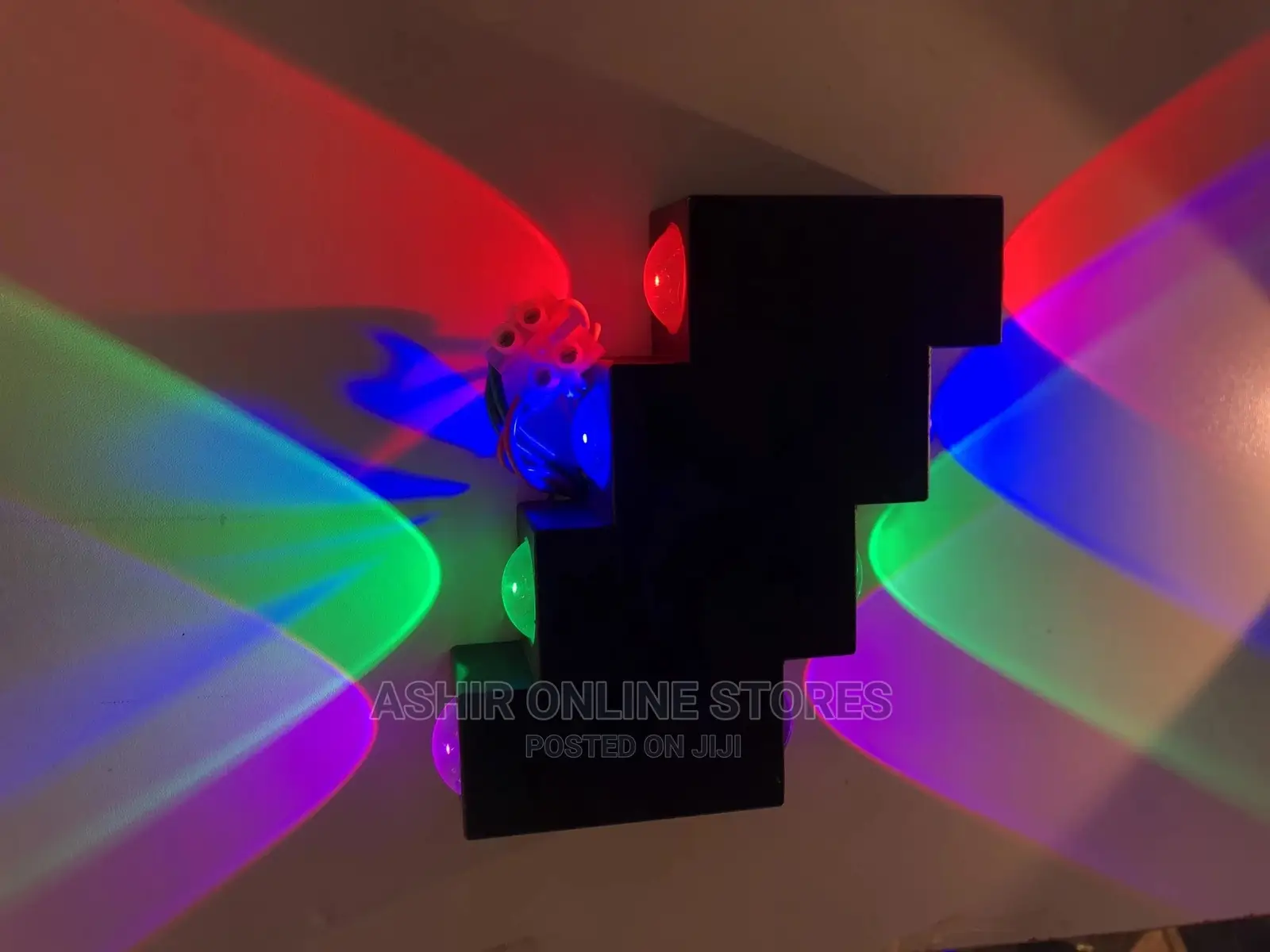Multicolored Reflector Wall Light