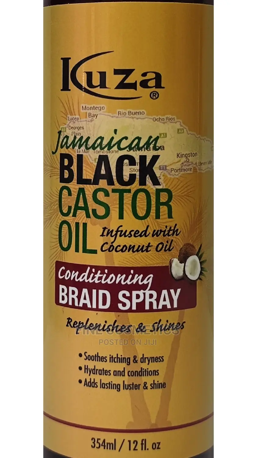 ORIGINAL Kuza Jamaican Black Castor Oil Hair Braids Spray.