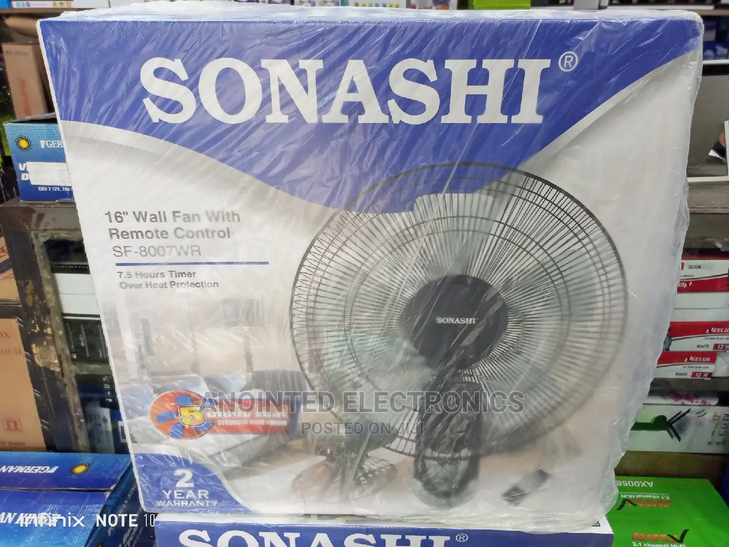 Sonash Wall Fan With a Remote