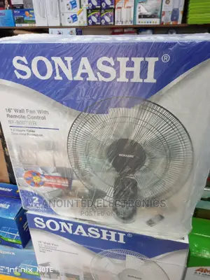 Sonash Black Wall Fans