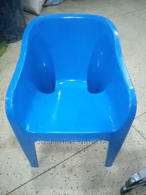 Plastic Sofa Chair, Blue Colour