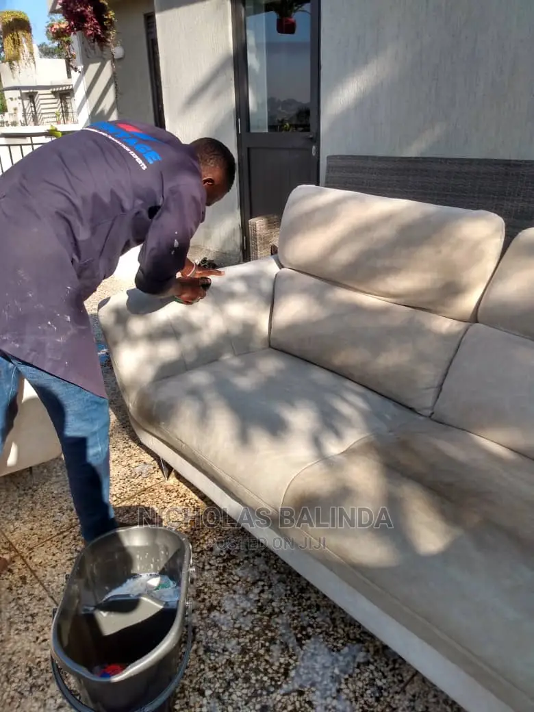 Weekend Sofa Cleaning in Progress