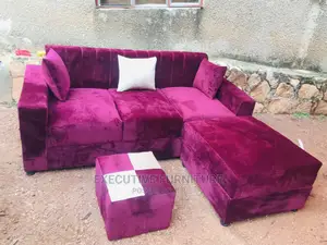 Mini Maroon Striped Sofa