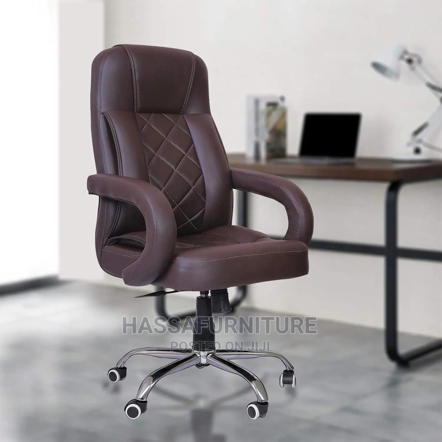 Leather Office Chair High Back